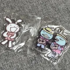 アランジアロンゾ カッパ&ウオ/うさぎ　ボールチェーンキーホルダー