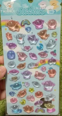 Cute Cute TWINKLE ジュエルステッカー 新品 未開封