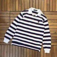 POLO GOLF RALPH LAUREN ボーダー 長袖 ポロシャツ