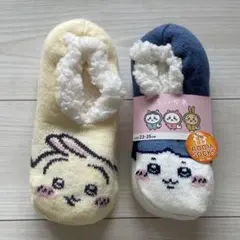ちいかわ　ルームソックス　うさぎ　ハチワレ