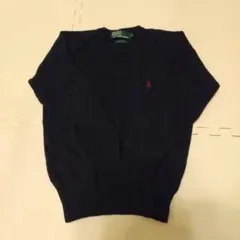 Polo by Ralph Lauren ネイビーセーター 140