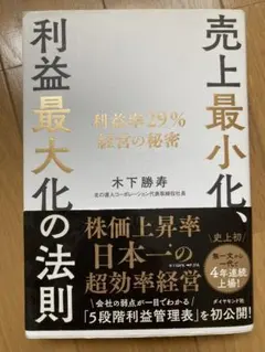 売上最小化、利益最大化の法則