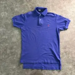 【POLO Ralph 古着usedSM23 Lauren】ロゴ刺繍ポロシャツ