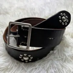 【極厚極上品】ヴィンテージワークス 高級本革ドレスベルト　DH5697 ブラック