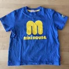 MIKI HOUSE ミキハウス ロゴTシャツ ブルー 90のサムネイル