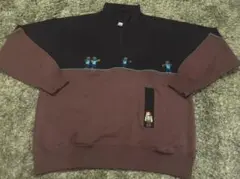 graniph グラニフ マインクラフト マイクラ　ゾンビ刺繍　ハーフジップ