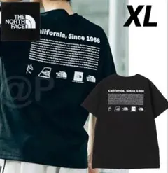 ノースフェイス Tシャツ ヒストリカルロゴ 新品 XL ブラック