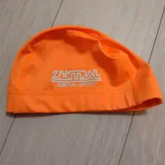 CENTRAL SPORTS 水泳帽 オレンジ