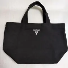 PRADAキャンバストートバッグブラック　　　 　ノベルティのサムネイル