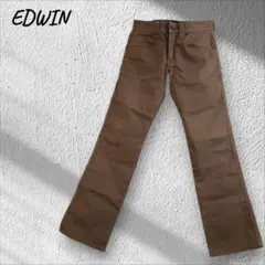 エドウィン 503 W32 暖パン 防寒 コットンパンツ カジュアル 裏チェック