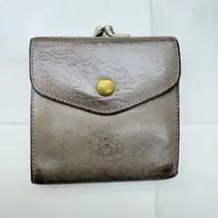 イルビゾンテ IL BISONTE がま口 二つ折り 財布 ウォレット
