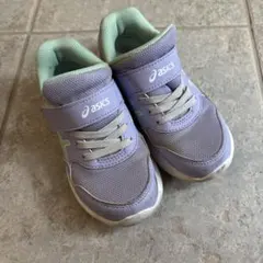asics キッズスニーカー 22.0cm ラベンダー/ミント