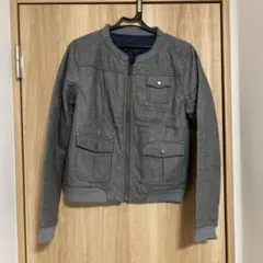 アズノウアズ グレーのブルゾン　リバーシブル可能