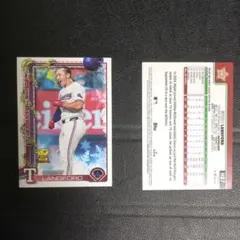 Wyatt Langford Texas Rangers topps