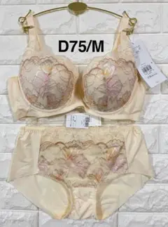 トリンプ　天使のブラ　魔法のハリ感626 上下セット　ベージュ　D75/M