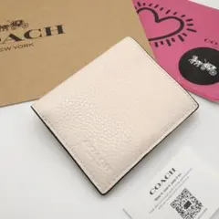 新作　新品　COACH　折り財布　メンズ　人気の小銭入れ付き