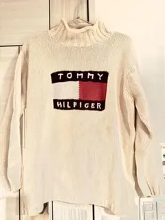 TOMMY HILFIGER アイボリー セーター S/P