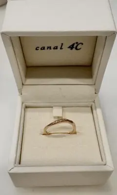 canal 4°C ピンクゴールド ダイヤモンド リング