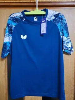 【新品・未使用】バタフライ　ソルテノ・Tシャツ　アクアブルー　練習用ユニフォーム