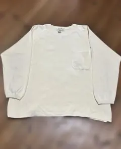 90s Eddie Bauer コットンニット ポケ付のサムネイル