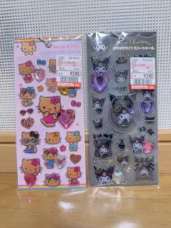 キラキララインストーンシール　キティ　クロミ　サンリオ　シール　正規品