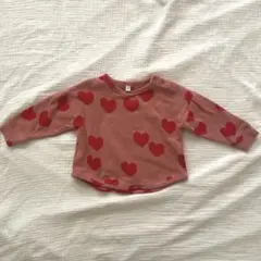 マーキーズ HOGAN ハート柄カットソー　Tシャツ　90 幼児　保育園