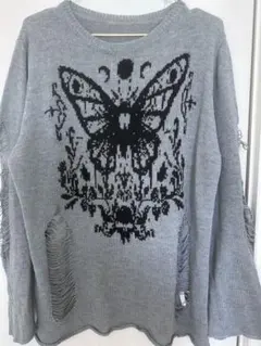 ニット セーター レディース ダーク サブカル 地雷