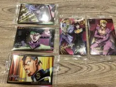 ジョジョの奇妙な冒険 プラスチックカード 5枚セット　ウェハース☆