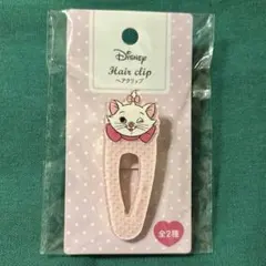 おしゃれキャット ヘアクリップ　ピンク　ディズニー　マリー ちゃん　ピン　ねこ
