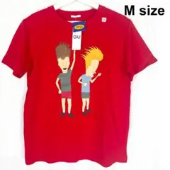 未使用 Mサイズ GU ビーバーとバットヘッド Tシャツ