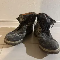 値下げ可能】Timberland ブーツ カモ柄 迷彩柄 - メルカリ