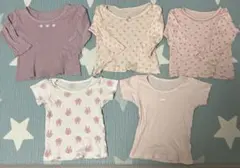 90センチ 肌着 下着 長袖 半袖 シャツ 西松屋