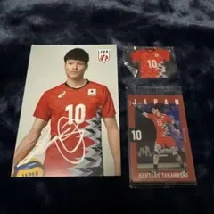 【未開封】バレーボール男子日本代表　高橋健太郎選手 カード　アクリルユニホーム