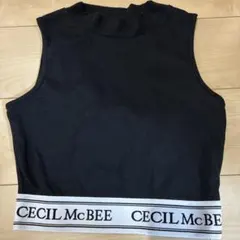 （かりん様専用）CECI McBEE ブラックノースリーブトップス