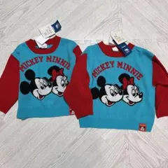 ミッキー ミニー ニットセーター 90cm100cm チマジロ
