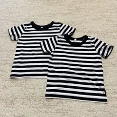 キッズ　Tシャツ 2枚セット ボーダー　100cmのサムネイル