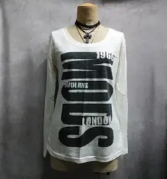 y2k　トップス　ロンT　フェアリーグランジ　平成ギャル　訳あり　51111e