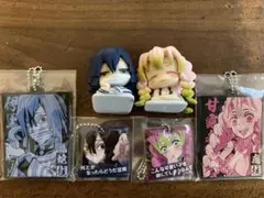 鬼滅の刃 伊黒小芭内 甘露寺蜜璃 おねむたん 一番くじ ラバーストラップ セット
