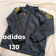 adidas 裏起毛　ウィンドブレーカー130 アウター　ジャンバー