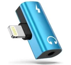 GAEF 2in1 Lightning to 3.5mmアダプター 音楽＋充電