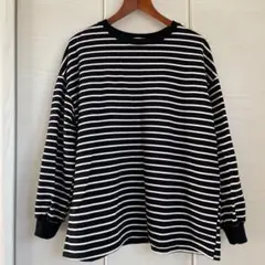 ボーダー 長袖 ロンT トップス