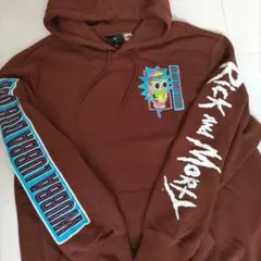 【H&M】Rick and Morty パーカー ブラウン XL