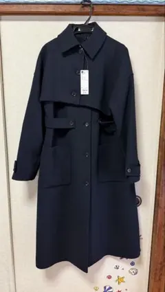 【新品】GU by rokh 2ピースコート　ネイビー　L rokhコラボ