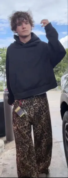 【最終値下げ】デニム レオパード ヒョウ柄 y2k jaded london