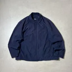 faded gloryスウィングトップ短丈ネイビーオーバーサイズピーチスキン