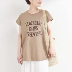 B.C STOCK SIMPLICITE アソートフレンチスリーブロゴ Tシャツ