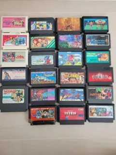 ファミコンソフト42本セット　ジャンク品！