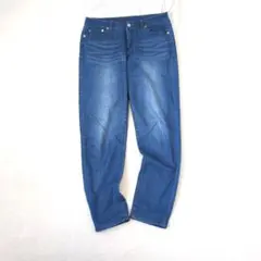 【SHOO-LA-RUE/シューラルー】ソフトデニム☆ジーンズ『L』青　スキニー