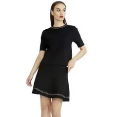 【Zara】セットアップ　チェーンニットのサムネイル