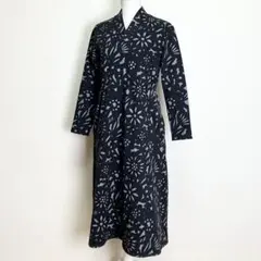 SOU・SOU　ソウソウ　モスリン　シャツ　ワンピース　着物　バンドカラー　花柄 SOU・SOU ソウソウ モスリン シャツ ワンピース 着物 バンドカラー 花